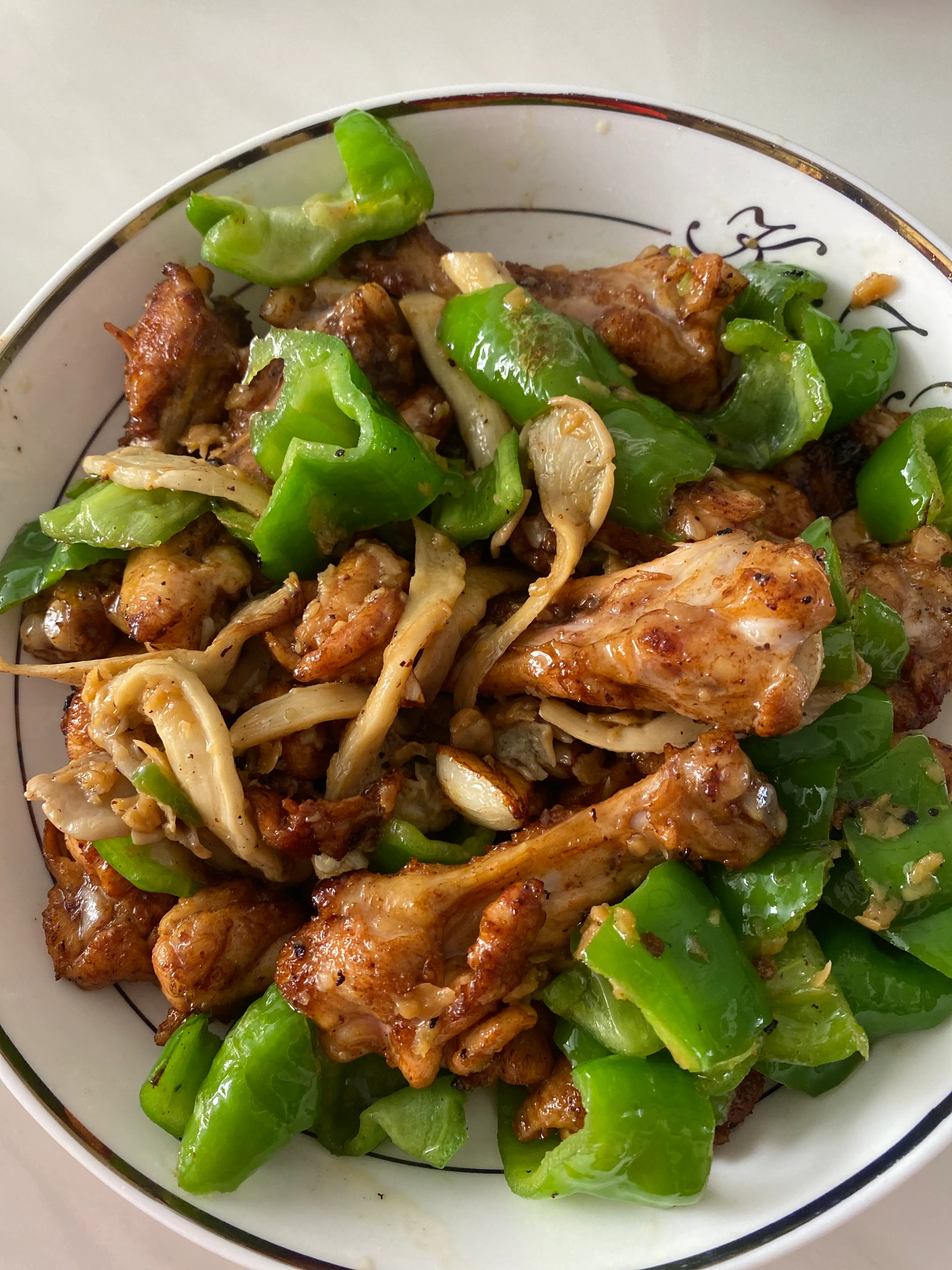 青椒炒鸡